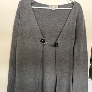 Michael Kors long grey cardigan